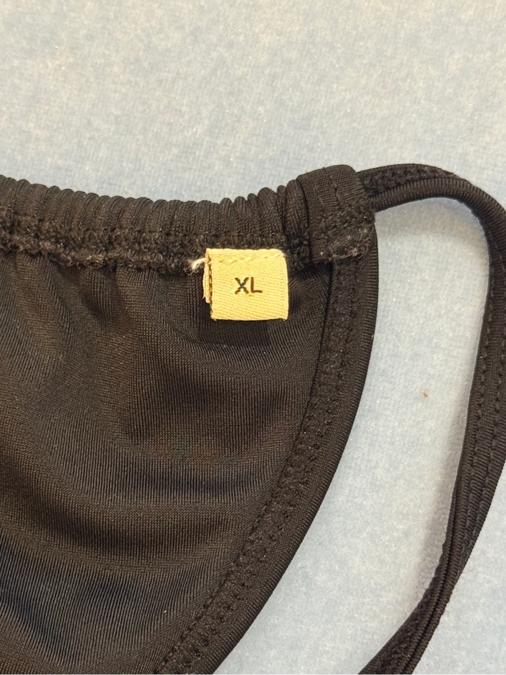 Bella Anna (Belle The Label) Siempre Black Triangle Bikini Top XL - Picture 3 of 3